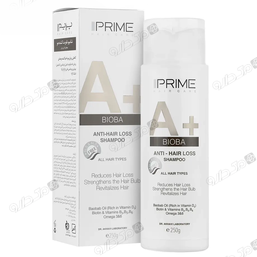 شامپو تقویت کننده موهای دارای ریزش A+ پریم